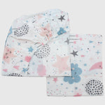 Cloudy Stars Bed Sheet Set - Ourkids - Baby Moment