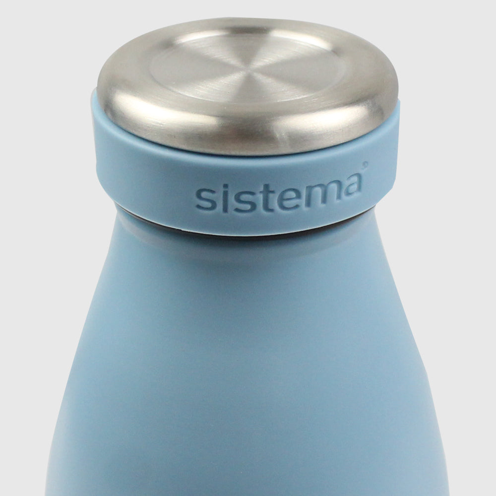 COAST BLUE SISTEMA HYDRATION 750ML STAINLESS STEEL BOTTLE - Ourkids - Sistema