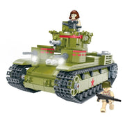 Cogo World Military T-28 Tank Building Block Set – 774 Pcs