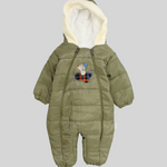 Cold Puppy Long-Sleeved Fleeced Overall - Ourkids - Bumber