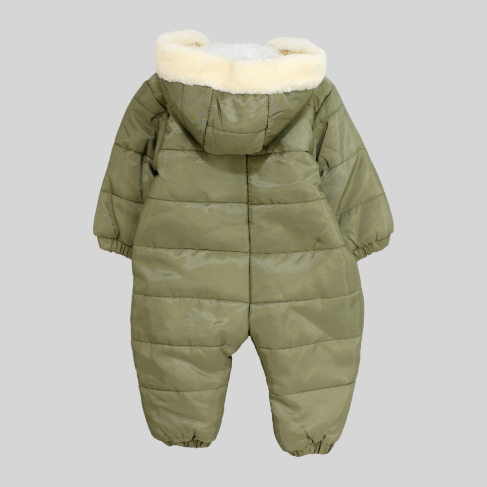 Cold Puppy Long-Sleeved Fleeced Overall - Ourkids - Bumber