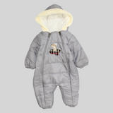 Cold Puppy Long-Sleeved Fleeced Overall - Ourkids - Bumber