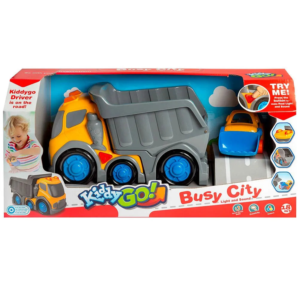 Busy City Truck With Light and Sound