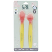 Color Changing Spoon Set 2 PCS +4M - Ourkids - Safari Baby