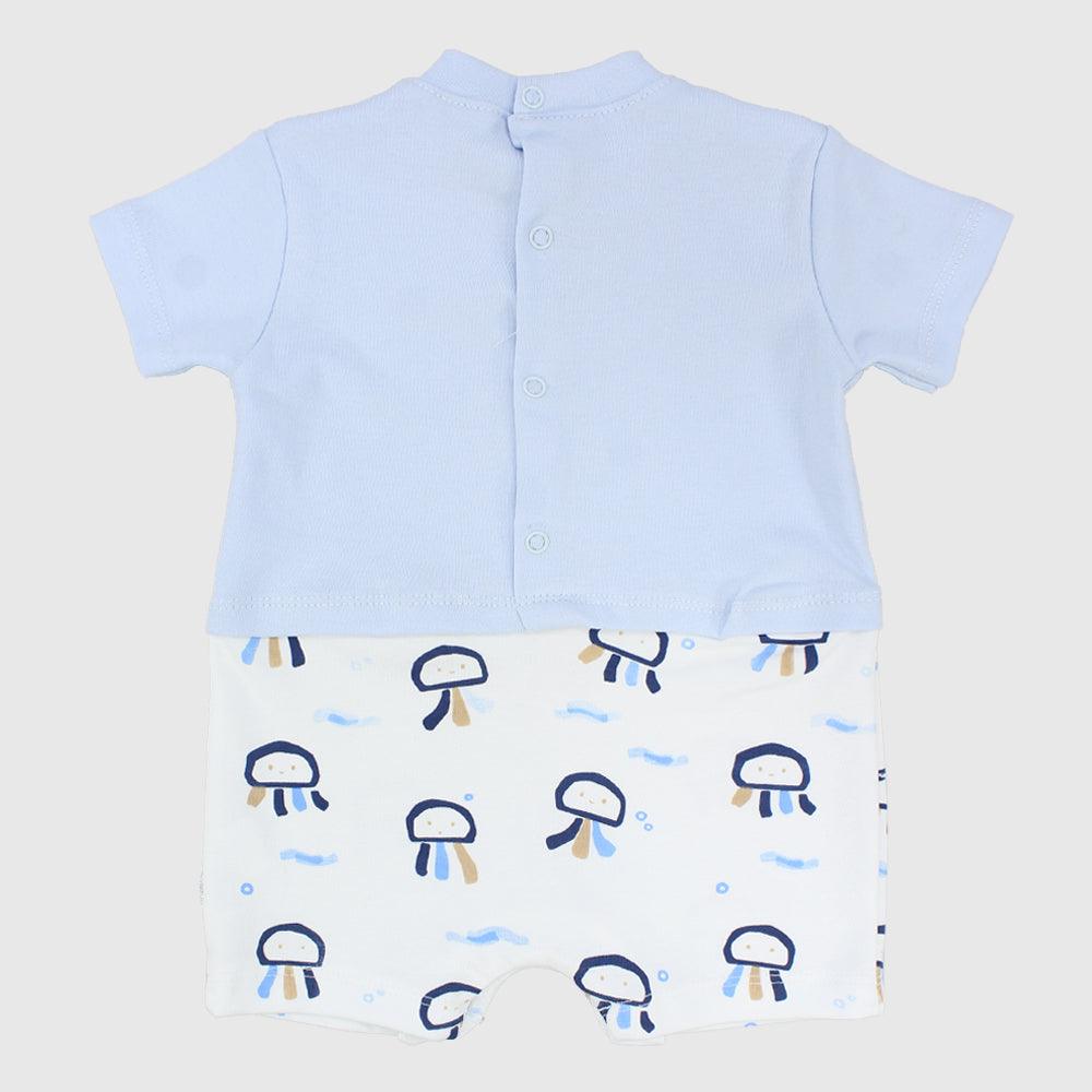 Colorful Jellyfish Short-Sleeved Romper - Ourkids - Bumber