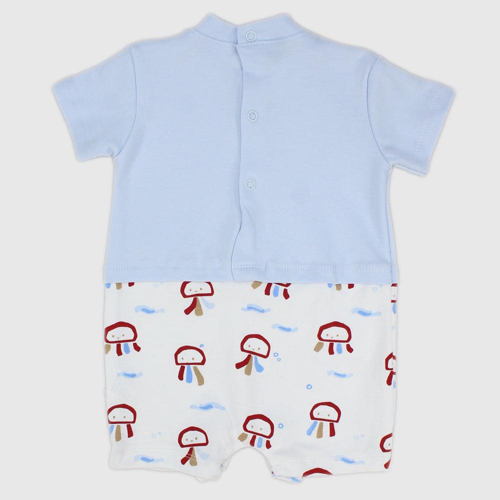 Colorful Jellyfish Short-Sleeved Romper - Ourkids - Bumber