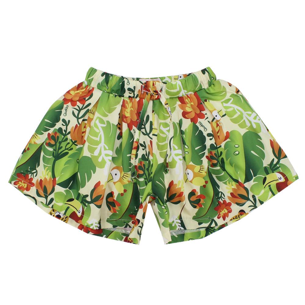 Comfy Leafy Shorts - Ourkids - Quokka