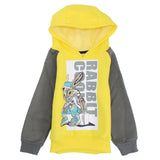 Cool Rabbit Long-Sleeved Fleeced Hooded Pajama - Ourkids - Rosso