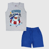 Cool Shark Sleeveless Pajama - Ourkids - JOKY