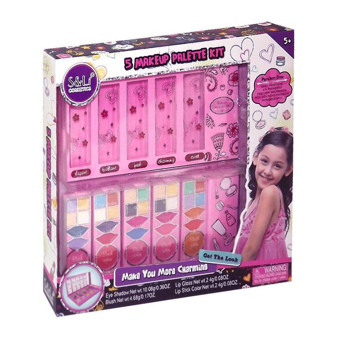 Cosmetics Toy 5 Makeup Palette Kit - Ourkids - OKO