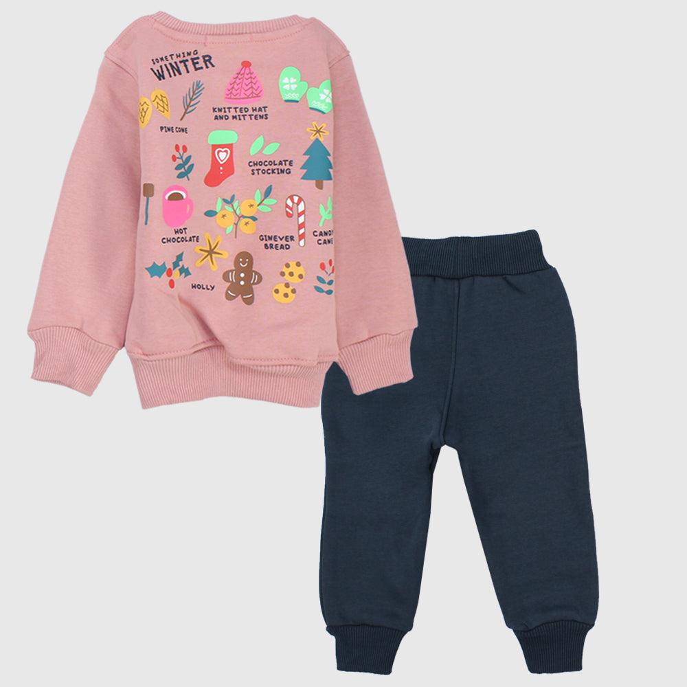 Cozy Winter Vibes Long-Sleeved Fleeced Pajama - Ourkids - Sotra