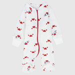 Craby Long-Sleeved Baby Footie - Ourkids - JOKY