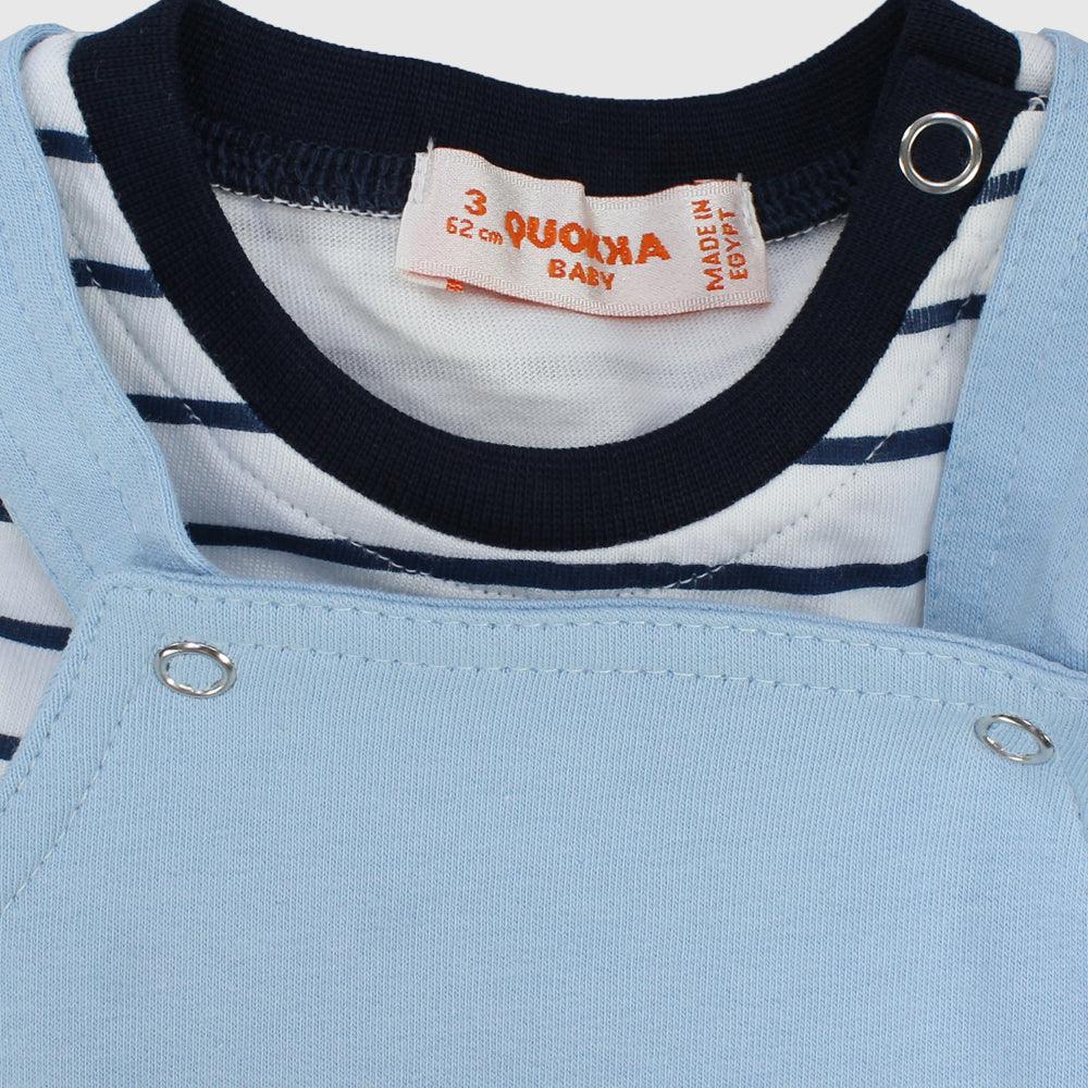 Craby Striped Romper - Ourkids - Quokka