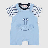 Craby Striped Romper - Ourkids - Quokka