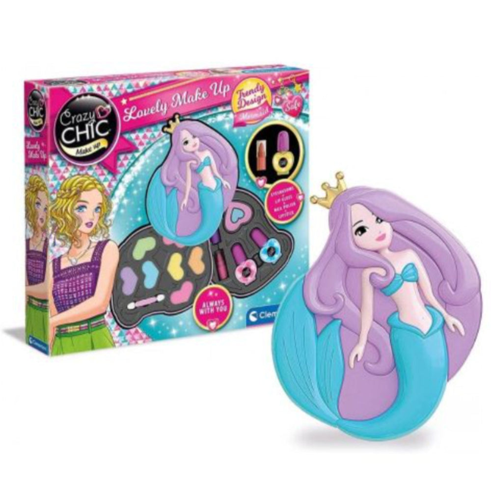 Clementoni Crazy Chic Lovely Mermaid Trousee Makeup Set