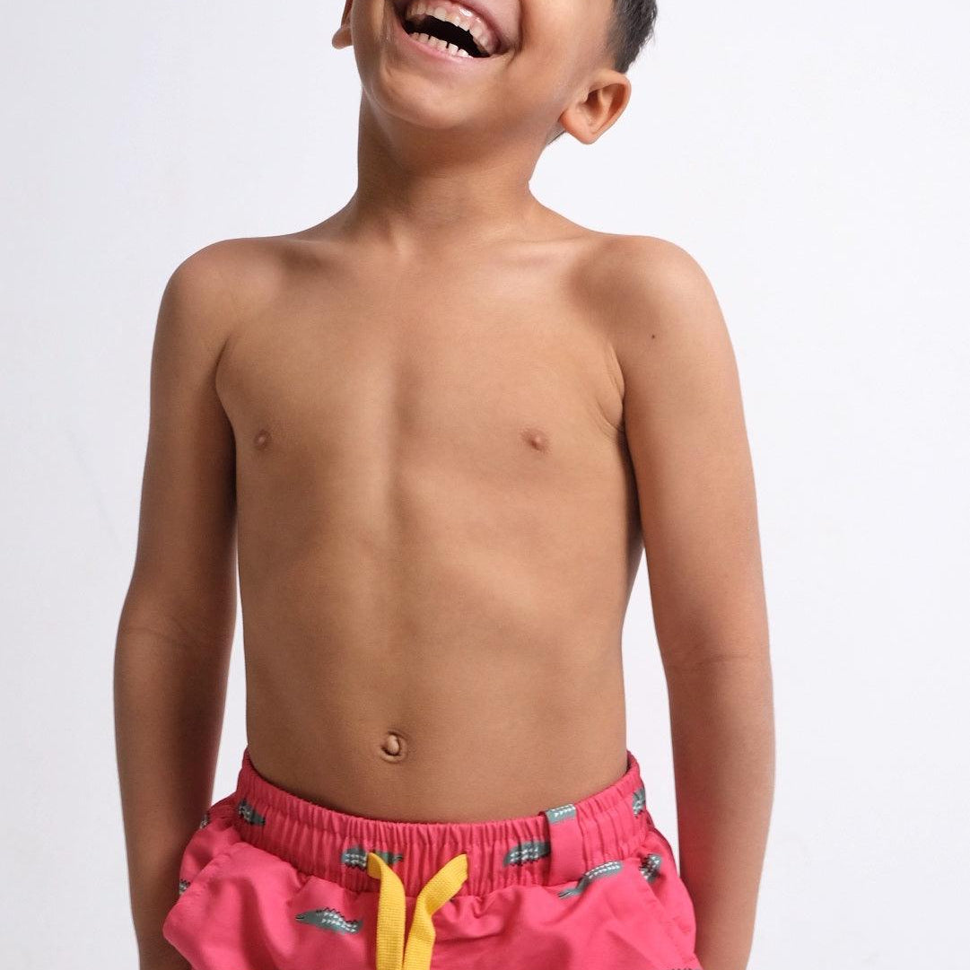 Crocodiles Coral Swim Suit - Ourkids - Playmore