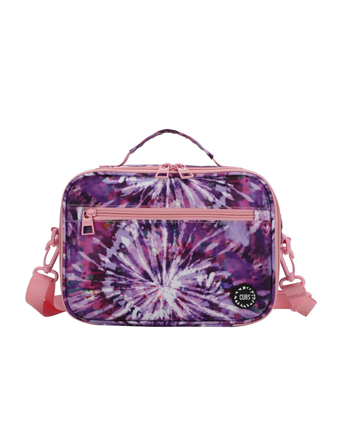 Cubs All Purple Tie Dye Cross Body Lunch Bag - Ourkids - Cubs