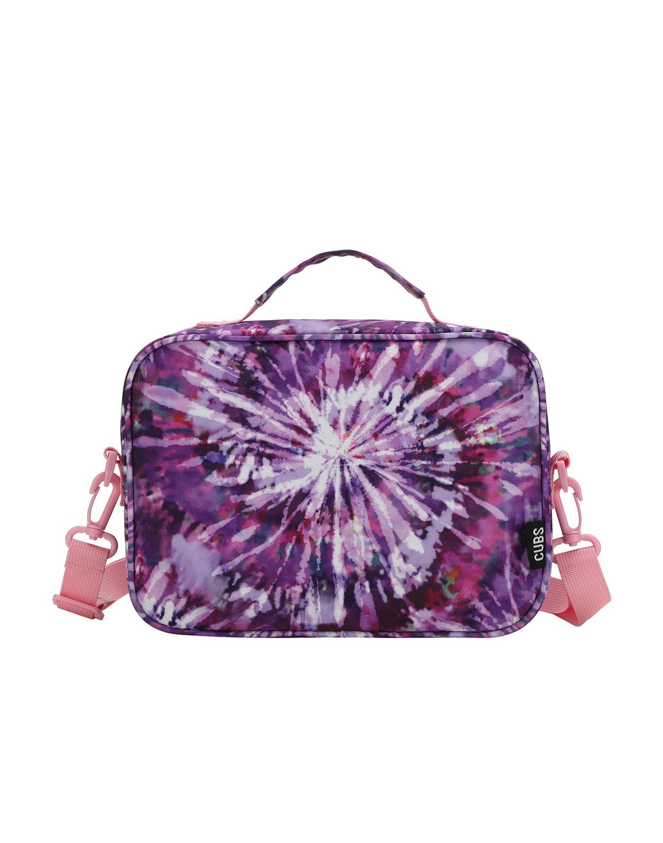 Cubs All Purple Tie Dye Cross Body Lunch Bag - Ourkids - Cubs