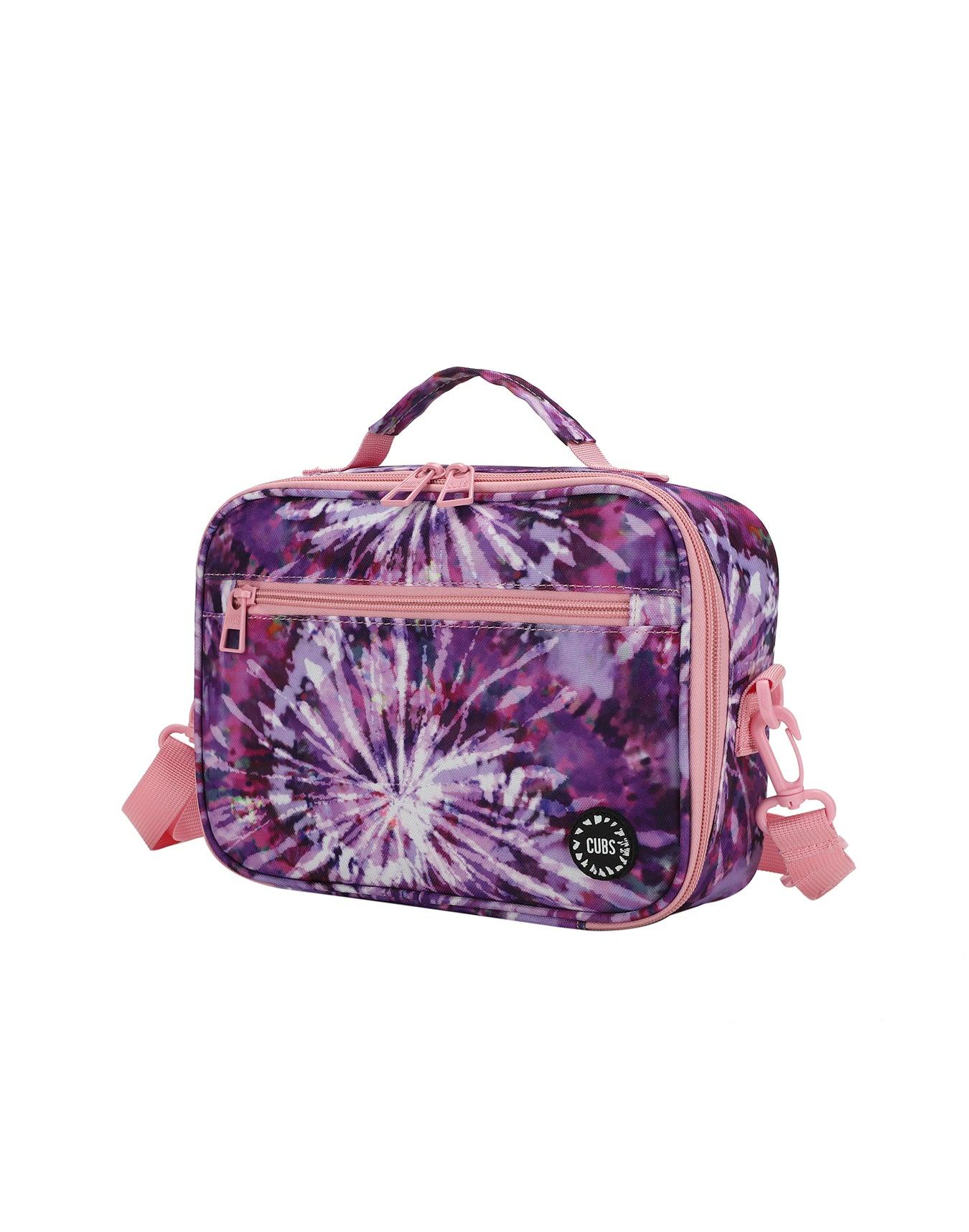 Cubs All Purple Tie Dye Cross Body Lunch Bag - Ourkids - Cubs