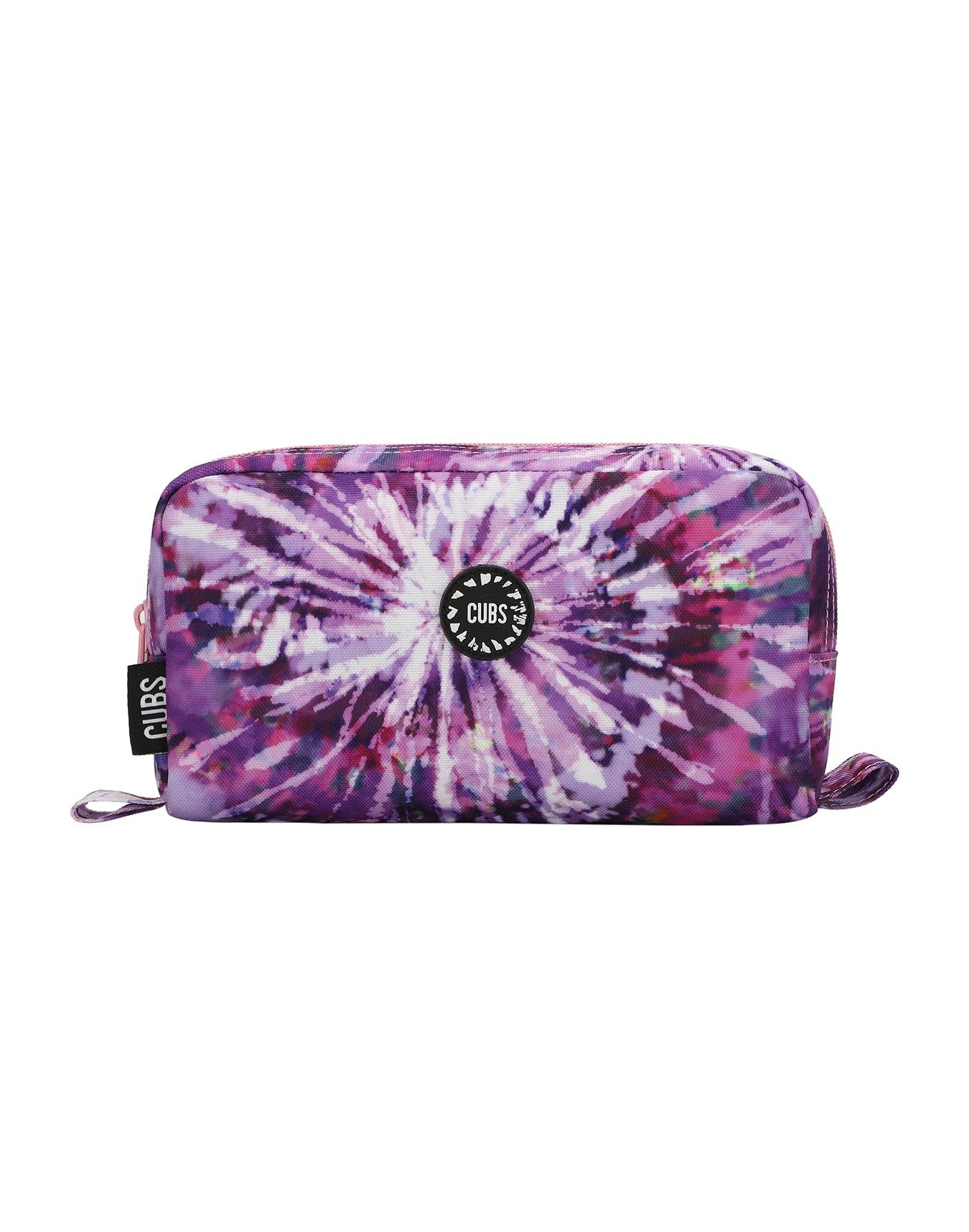 Cubs All Purple Tie Dye Pencil Case - Ourkids - Cubs