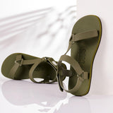 Cubs Army Green Sporty Slings Sandal - Ourkids - Cubs