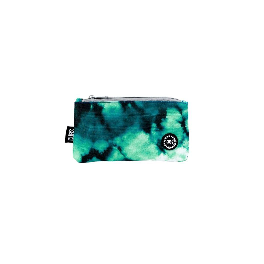 Cubs Army Green Tie Dye Big & Basic Pencil Case - Ourkids - Cubs