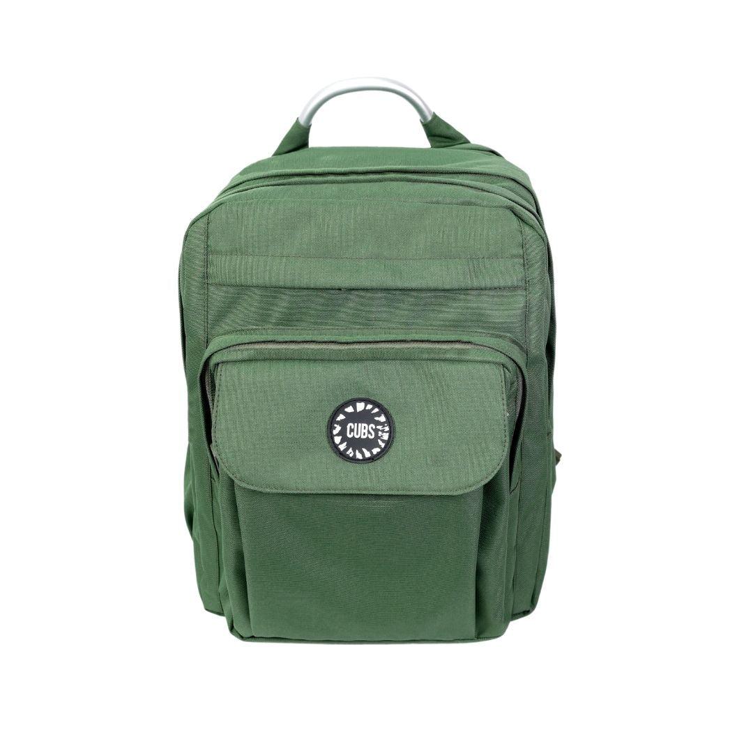 Cubs Army Green XXL Backpack (25Inch) - Ourkids - Cubs