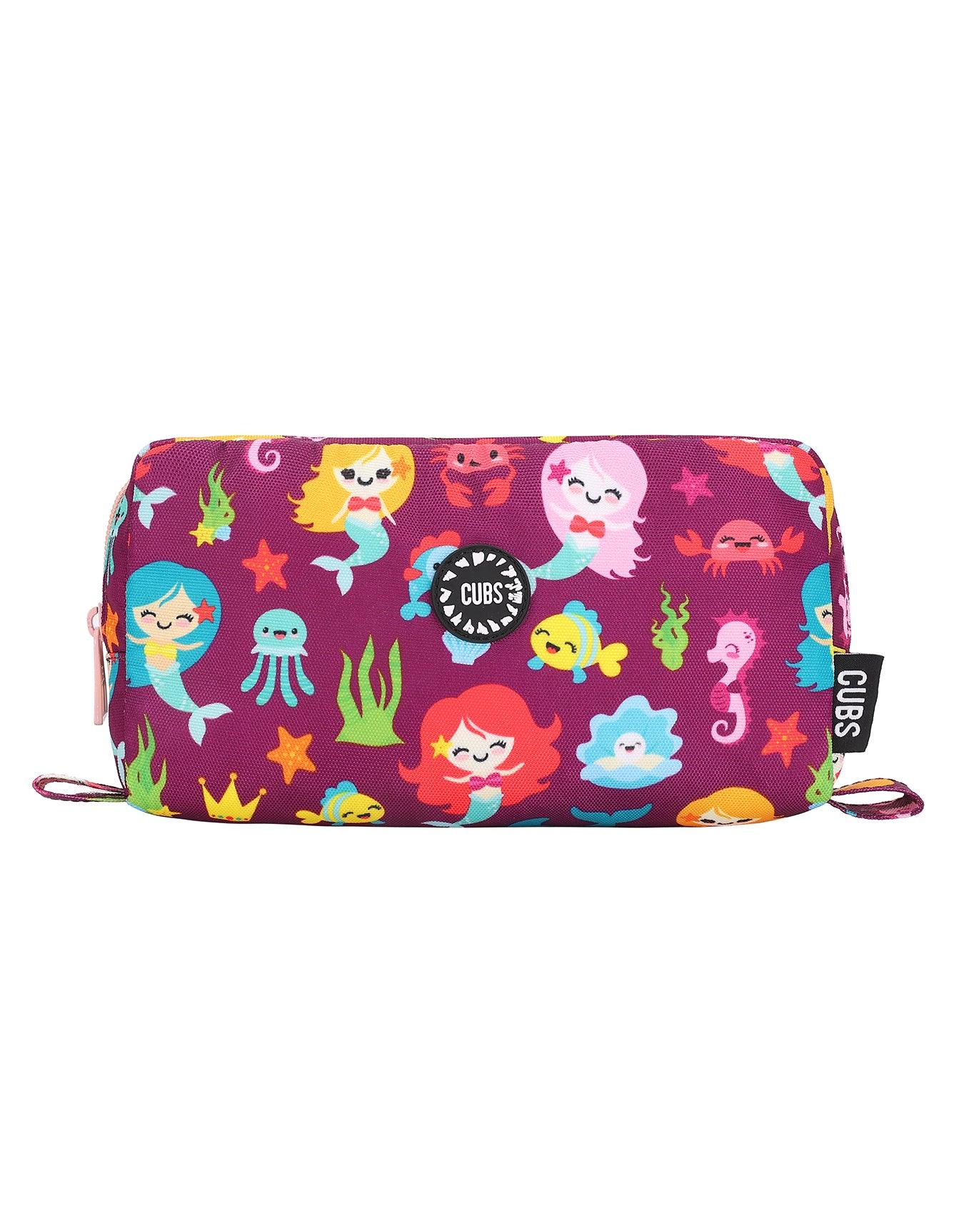 Cubs Baby Mermaid Purple Pencil Case - Ourkids - Cubs