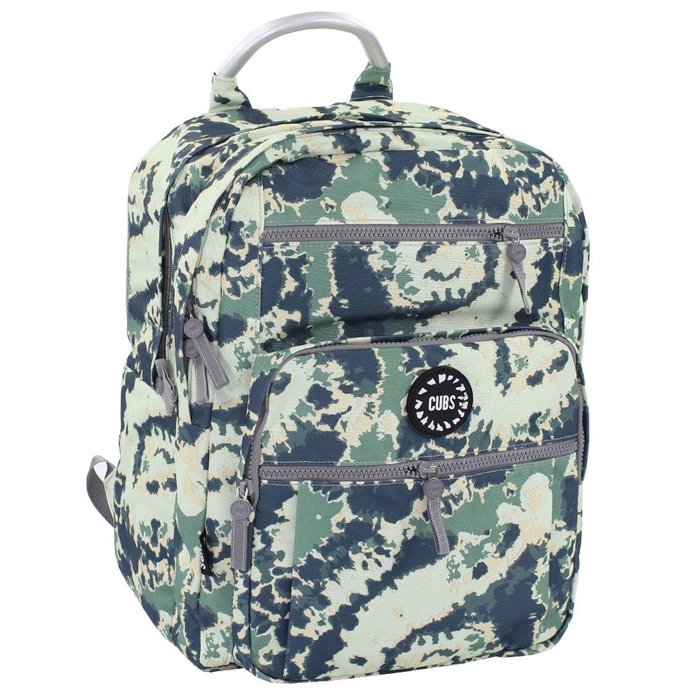 Cubs Backpack 18-Inch (Army Green Tie Dye) - Ourkids - Cubs