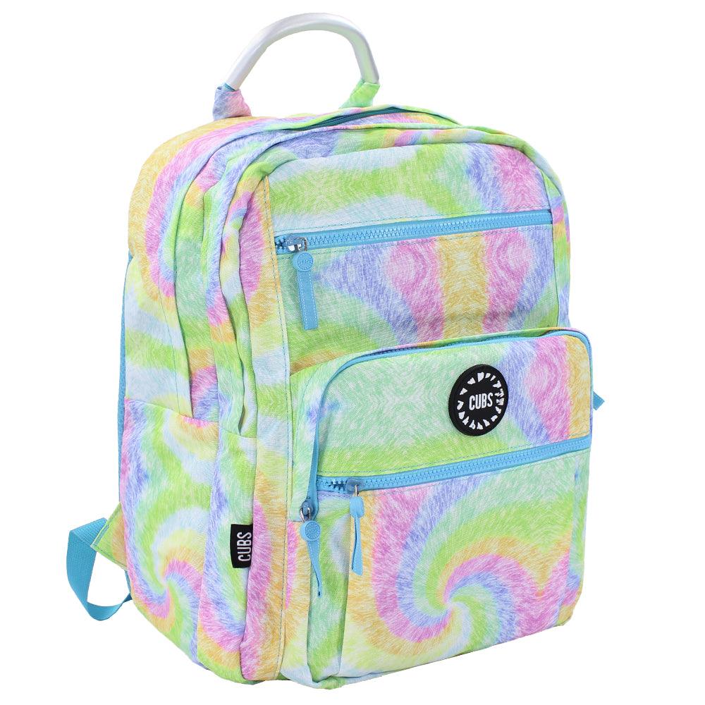 Cubs Backpack 18-Inch (Pastel Rainbow Swirl) - Ourkids - Cubs