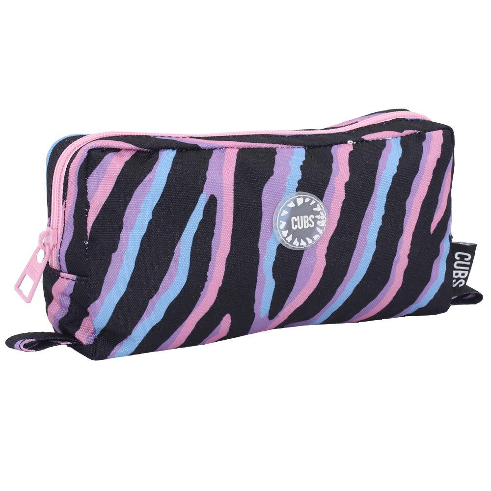 CUBS BLACK LEOPARD GADGETS HARD TOP PENCIL CASE - Ourkids - Cubs