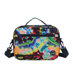 Cubs Black Tie Dye Swirls Cross Body Lunch Bag - Ourkids - Cubs