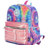 Cubs Blue And Purple Tie Dye High School Backpack - Ourkids - Cubs