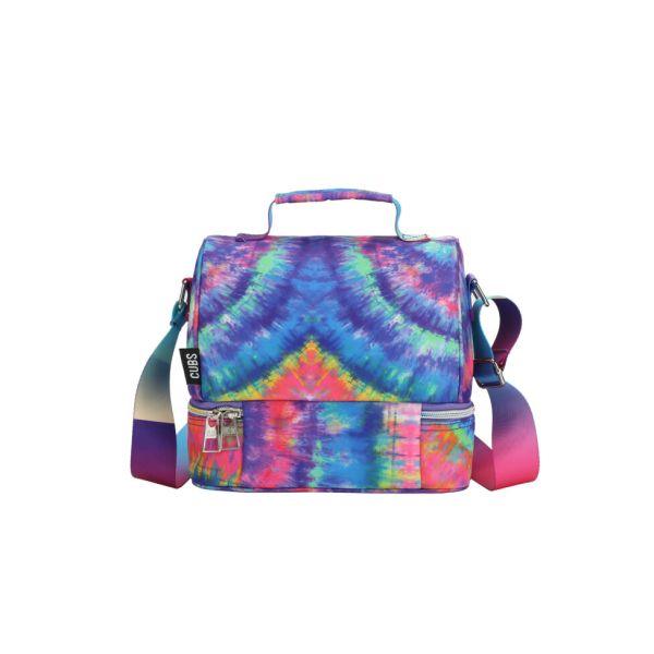 Cubs Blue and Purple Tie Dye High School Lunch Bag - Ourkids - Cubs