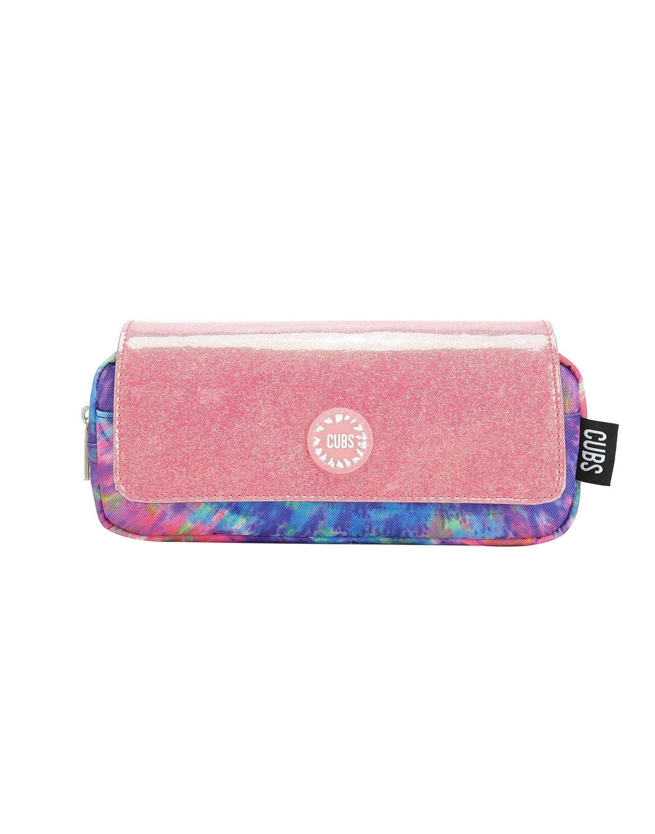 Cubs Blue And Purple Tie Dye High School Pencil Case - Ourkids - Cubs