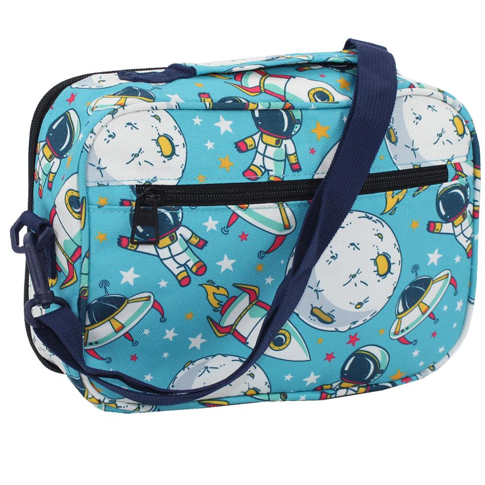 CUBS BLUE UNIVERSE CLASSIC LUNCH BAG WITH SHOULDER STRAP - Ourkids - Cubs