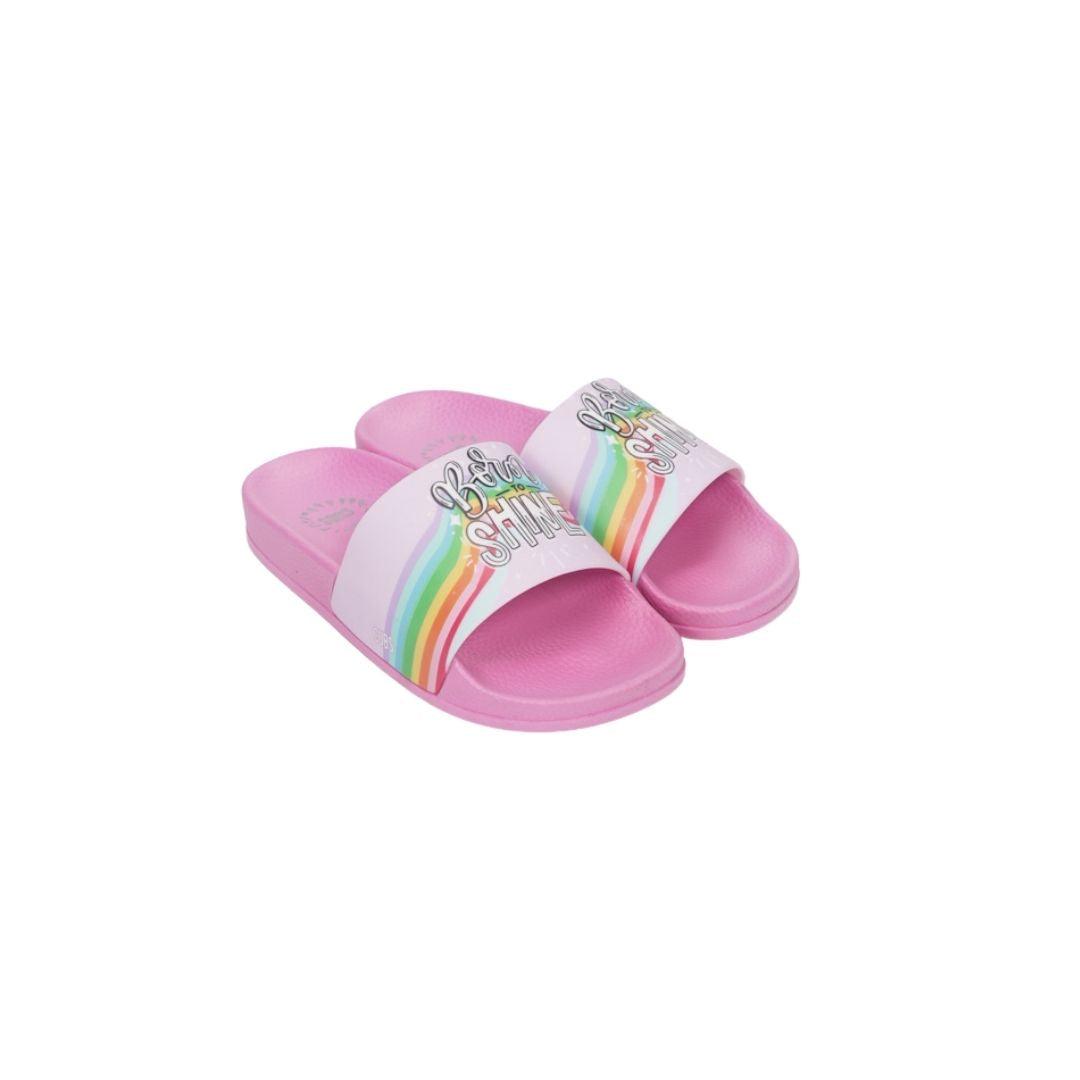 Cubs Born To Shine Pink Girls Slide - Ourkids - Cubs