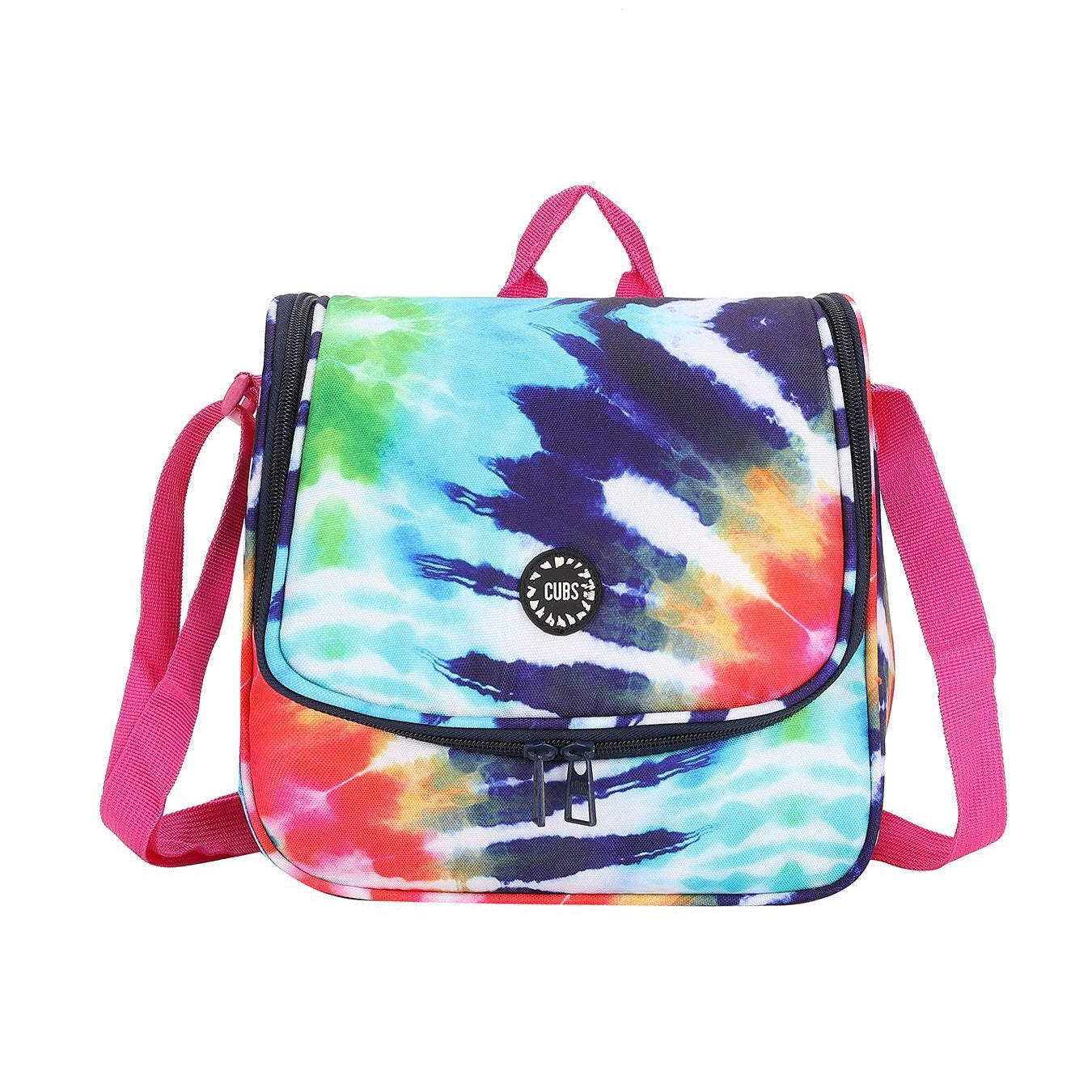 CUBS BRIGHT RED TIE DYE LUNCH BAG 2 - Ourkids - Cubs