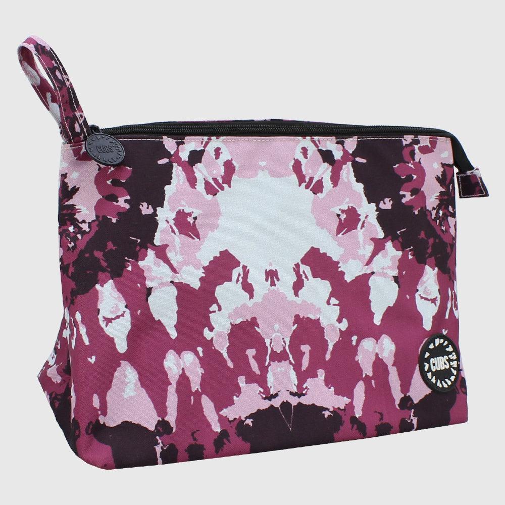 Cubs Burgundy Tie Dye Large Pouch - Ourkids - Cubs