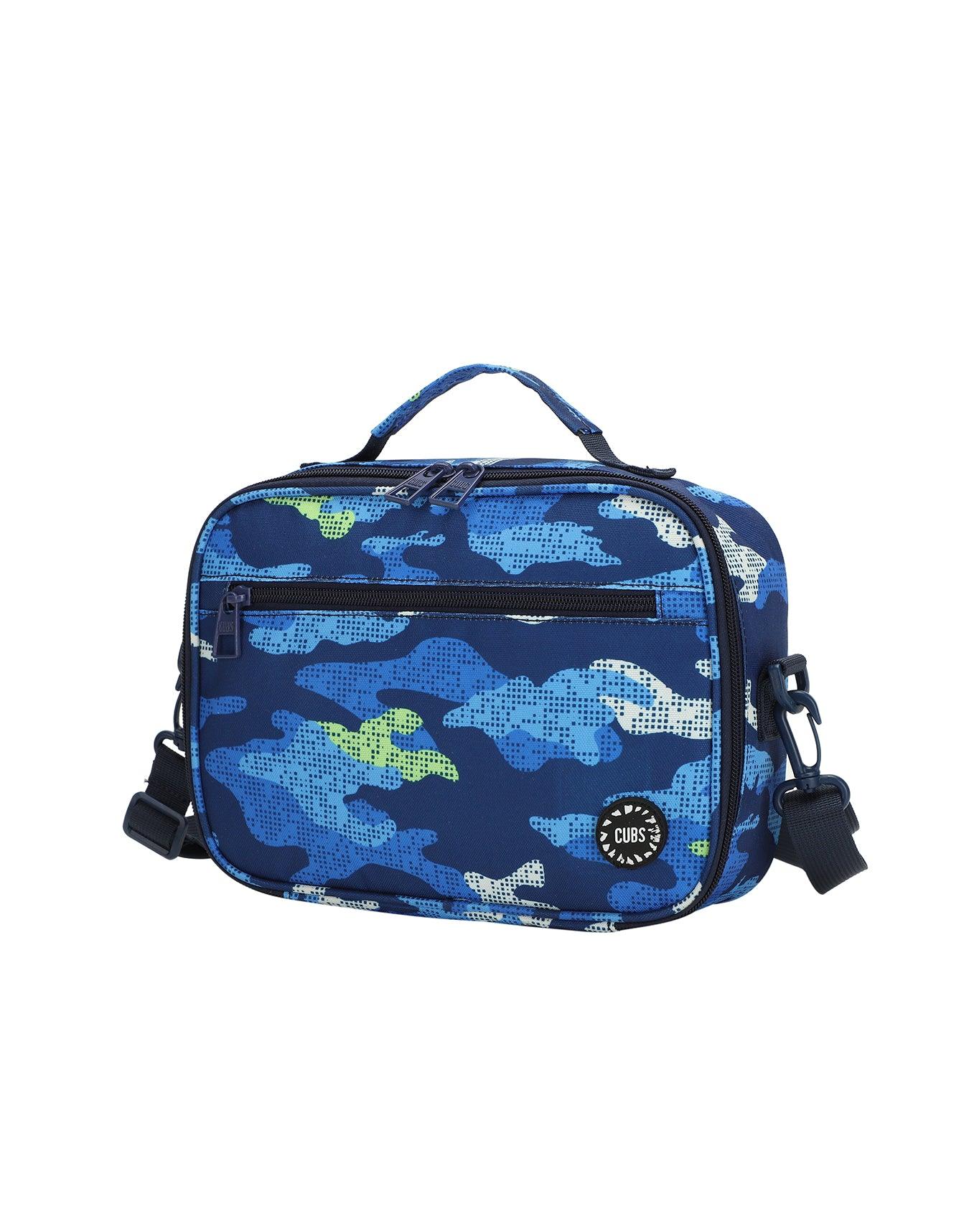 Cubs Camouflage Blue Cross Body Lunch Bag - Ourkids - Cubs