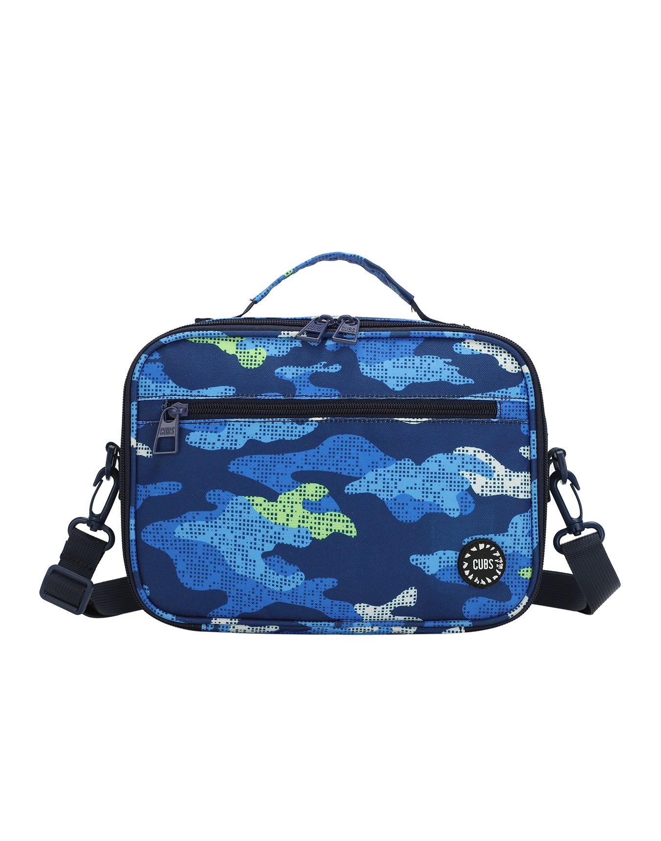 Cubs Camouflage Blue Cross Body Lunch Bag - Ourkids - Cubs