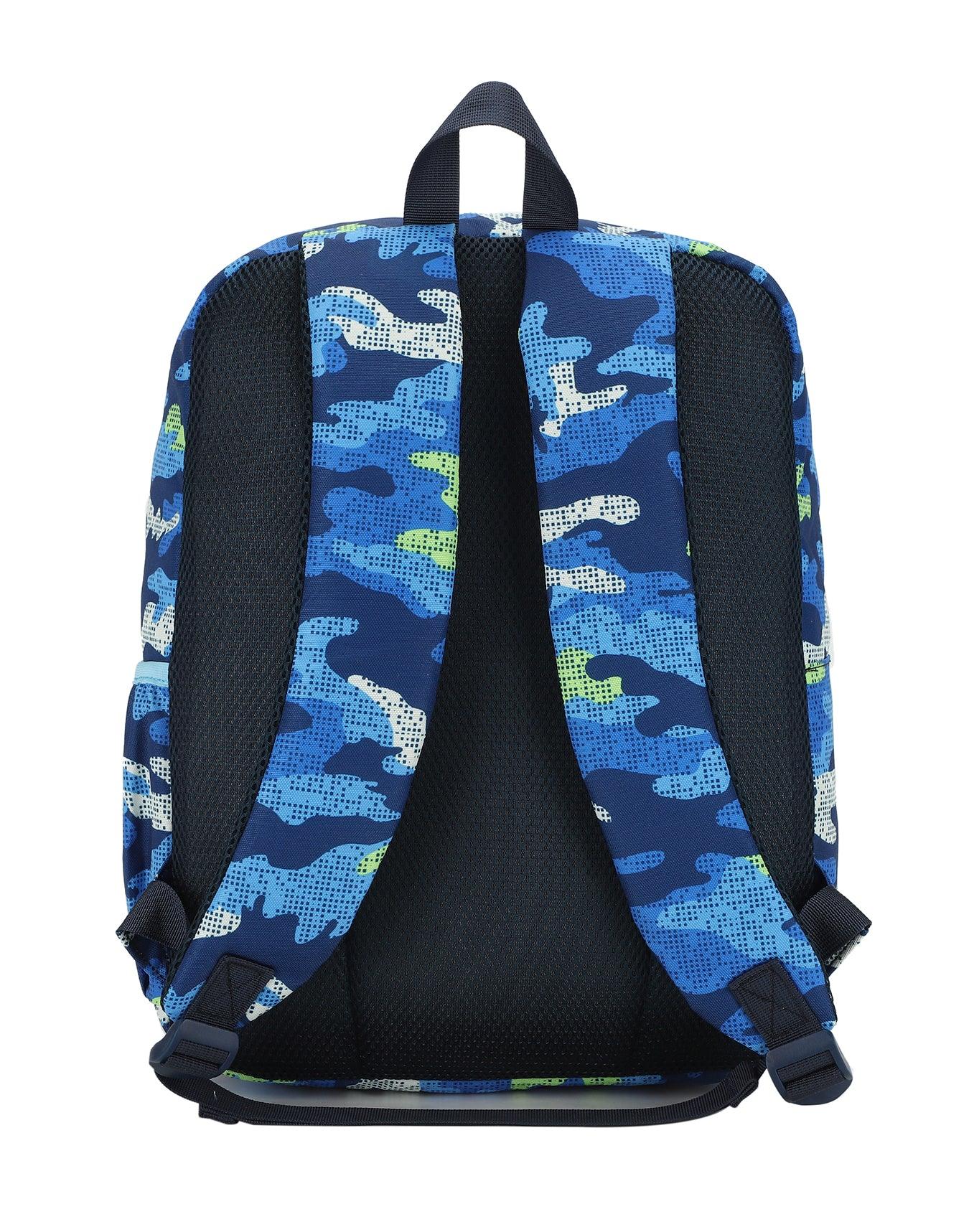 Cubs Camouflage Blue Junior Student Backpack - Ourkids - Cubs