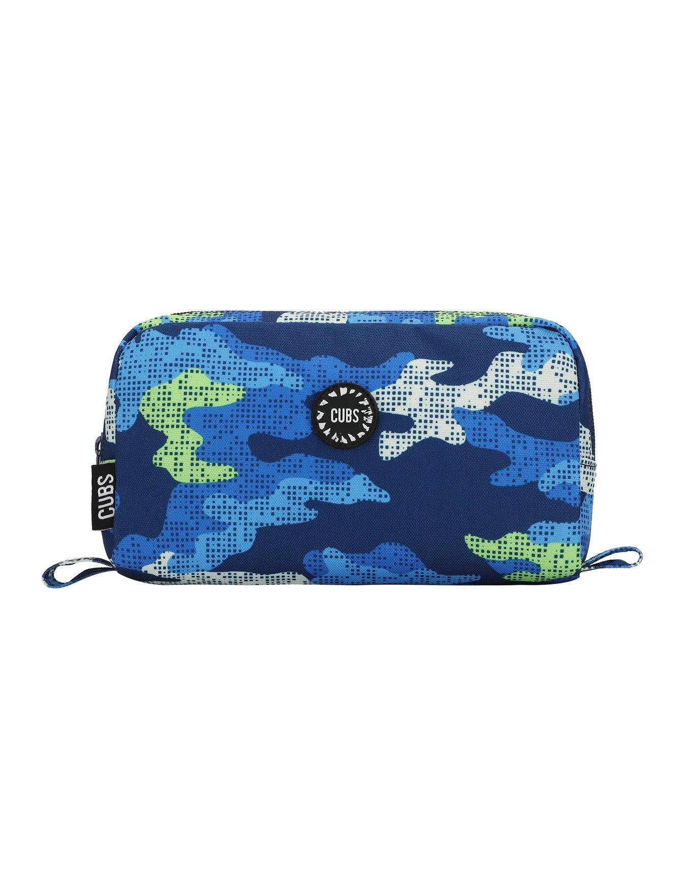 Cubs Camouflage Blue Pencil Case - Ourkids - Cubs