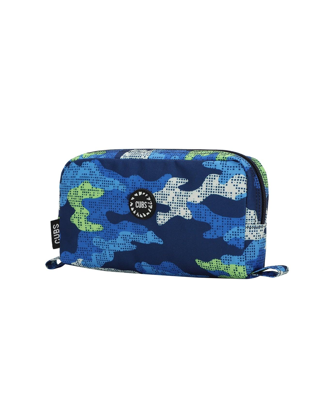 Cubs Camouflage Blue Pencil Case - Ourkids - Cubs