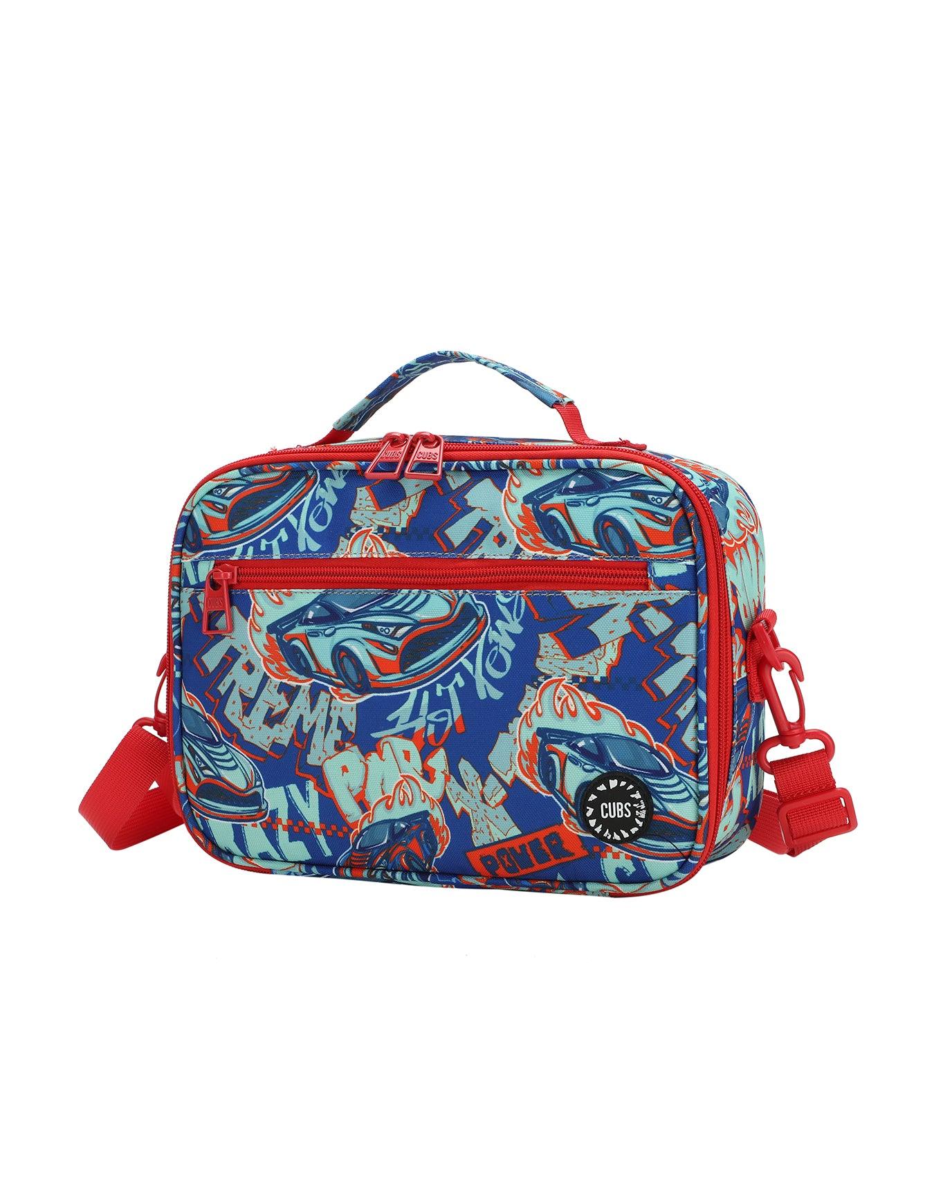 Cubs Car Flames Cross Body Lunch Bag - Ourkids - Cubs