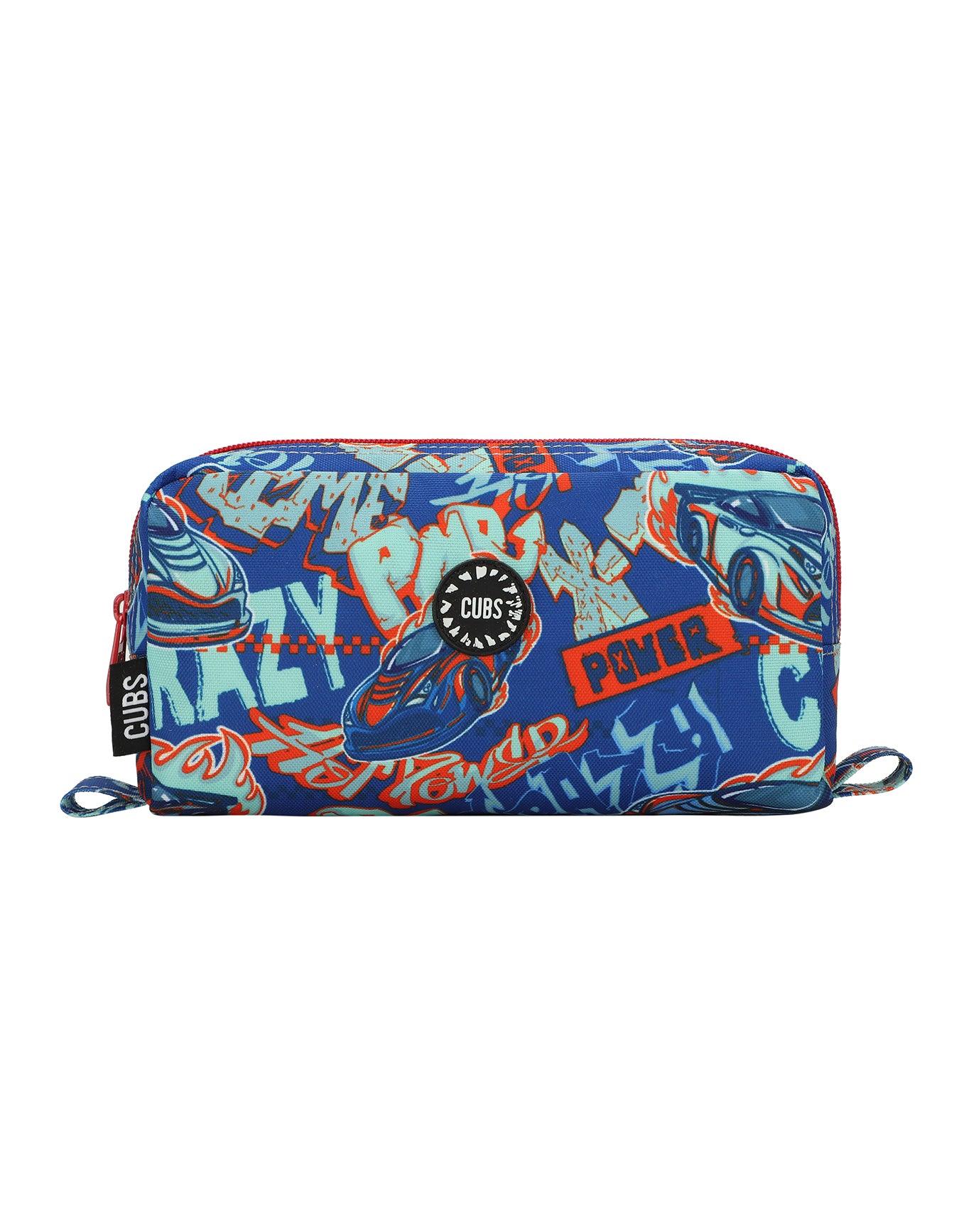 Cubs Car Flames Pencil Case - Ourkids - Cubs