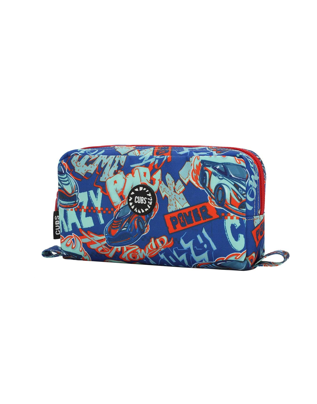 Cubs Car Flames Pencil Case - Ourkids - Cubs