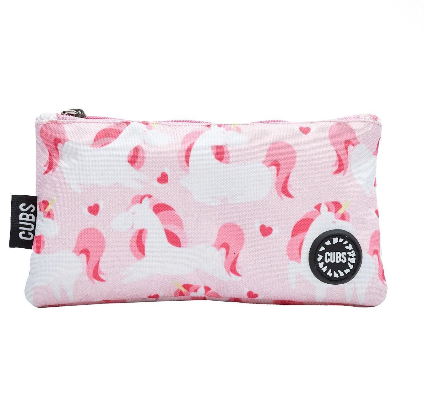 CUBS CLASSIC CUTE PINK UNICORN BIG AND BASIC PENCIL CASE - Ourkids - Cubs