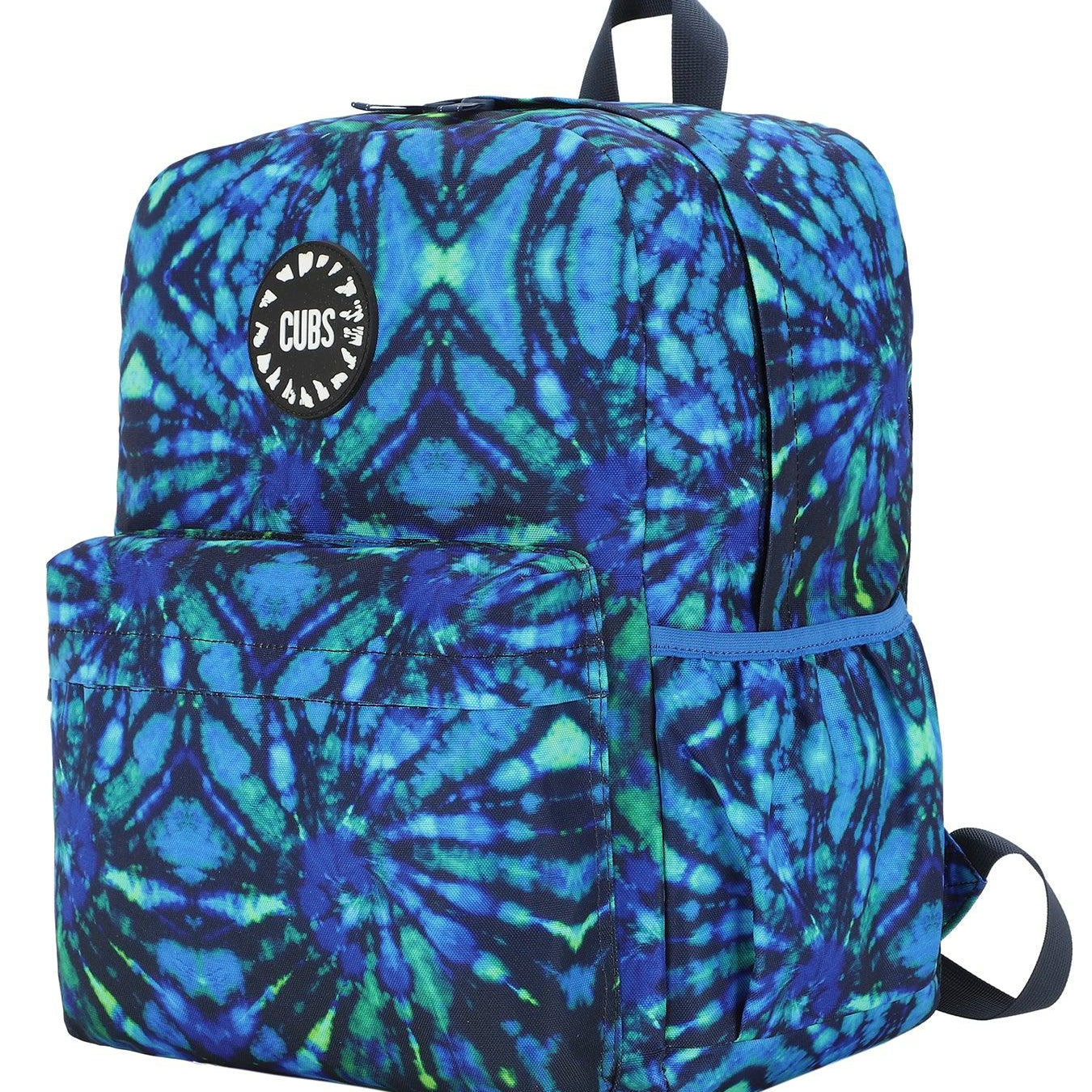 Cubs Deep Blue Tie Dye Junior Student Backpack - Ourkids - Cubs