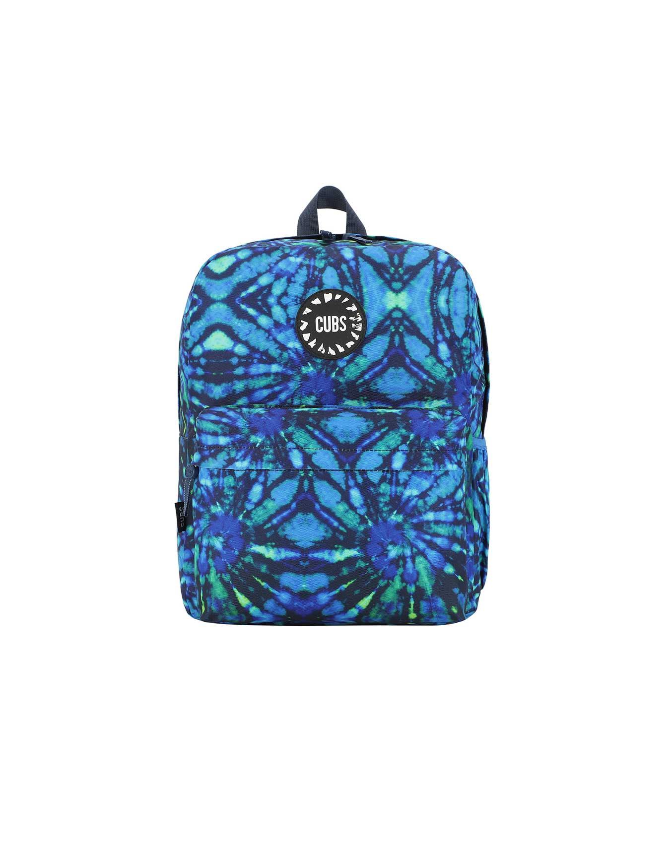 Cubs Deep Blue Tie Dye Junior Student Backpack - Ourkids - Cubs